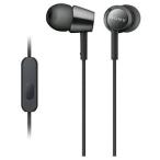  Sony (SONY) MDR-EX155AP-B черный воздухо-непроницаемый type внутренний year ресивер 