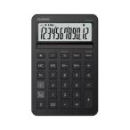 CASIO( Casio ) MS-M200-BK-N железный черный калькулятор Mini Just размер 12 колонка налог счет route час счет eko Mark одобрено 