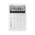 CASIO( Casio ) MS-M200-WE-N шелковый белый калькулятор Mini Just размер 12 колонка налог счет route час счет eko Mark одобрено 