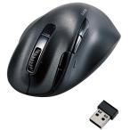  Elecom (ELECOM) M-XGS50MBSKBK черный Bluetooth мышь беспроводной подключение возможно тихий звук беспроводной 8 кнопка S размер 