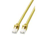  Elecom (ELECOM) LD-GPAT/YL1/RS желтый LAN кабель CAT6A 1m высокая скорость 10Gbps распорка коготь поломка предотвращение желтый 