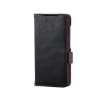 エレコム(ELECOM) PM-G241PLFYBK ブラック Galaxy S24 SC-51E 用 ソフトレザーケース 磁石付 耐衝撃 ステッチ