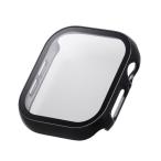  Elecom (ELECOM) AW-24AFCGPBK черный Apple часы покрытие Series 10 46mm полный покрытие поверхность твердость 10H все защита металлик 