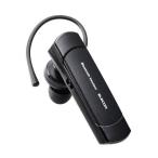  Elecom (ELECOM) LBT-HS21MPBK2 черный headset Bluetooth5.2 одна сторона уголок беспроводной максимальный 8 час продолжение телефонный разговор "свободные руки" Qualcomm CVC высококачественный звук 