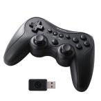  Elecom (ELECOM) JC-GP40SBK черный игра накладка PC для беспроводной 2.4GHz XInput DirectInput полосный .13 кнопка заряжающийся проводной соответствует распорка размещение 