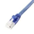  Elecom (ELECOM) LD-GPT/BU015/RS голубой LAN кабель CAT6 0.15m короткий . короткий сяку ушко поломка предотвращение 1Gbps 250MHz Giga bit проводной LAN