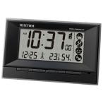 RHYTHM( ритм ) 8RZ207SR02 чёрный радиоволны глаз ... часы 