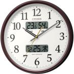 RHYTHM( ритм ) 8FYA06-006 чай металлик радиоволны настенные часы температура . календарь продолжение секунд игла 