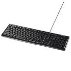 バッファロー(BUFFALO) BSKBU100BK ブラック 有線キーボード 108キー 日本語配列
