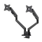  Sanwa Supply CR-LAC2403BK монитор arm двойной газ springs тип тонкий Short зажим черный 