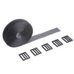  Sanwa Supply CA-MF10BK текстильная застёжка кабельная стяжка ширина 25mm длина 3m чёрный специальный can имеется 