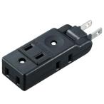  Sanwa Supply swing Mini ответвление 4 выход сверху ..1* ширина ..3 TAP-AC10BK черный 