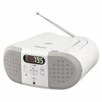  ом электро- машина (OHM) RCR-230N-W белый AudioComm CD радио 2 источник питания соответствует AM/FM каждый максимальный 20 отдел радио 03-5555