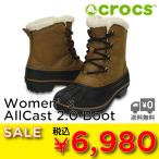 セール特価【crocs/クロックス 正規品】オールキャスト 2.0 AllCast2.0 Boot Wブーツ レディス スノーブーツ 防水