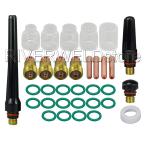 RIVERWELD TIG スタビー ガスレンズ コレットボディ & #5#6#7#8#10 パイレックスカップ キット For DB SR WP 1