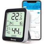 Govee 温湿度計 温度計 湿度計 Bluetooth デジタル スマホで温度湿度管理 温度 湿度 高精度 コンパクト 大画面 グラフ記録 アラーム