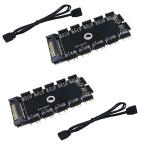 rgb ступица, CTRICALVER 1?11 порт ARGB HUB 5V 3Pin RGB сплиттер ступица SATA/IDE порт имеется (2 шт )