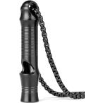 [TIMULTI] свисток дудка титановый срочный опасно предотвращение первая помощь дудка предотвращение бедствий для уличный альпинизм легкий колье имеется ( черный )