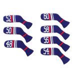 Scott Edward вязаный Wedge Golf железный крышка головки цилиндров 7PCS Club протектор 48,50,52,54,56,58,60 раз Scott Ed wa