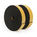 Chouiery 2枚セット EVA素材 隙間テープ クッションテープ 窓隙間風防止 防音対策 衝撃防止 発泡ゴム 耐高温性 耐腐食性 耐摩耗性 強力