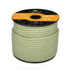 Abma Cordpala код 4mm 7 сердцевина выдерживаемая нагрузка 250kg 100% нейлон 30M - спираль # авокадо & белый 