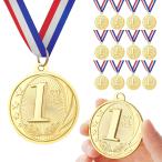 GeeRic Gold медаль, шея лента имеется metal медаль ребенок / взрослый / студент / Athlete для состязание / спорт / party украшение для 1 раз глаз. медаль 