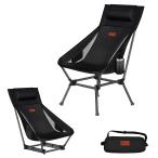 ショッピングアウトドアチェア DesertFox アウトドアチェア 2WAY キャンプ椅子 ローチェア 軽量 枕付き ハイバック 【独自開発のカップホルダー】 耐荷重150kg コ
