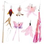 SONGWAY кошка игрушка ...... перо butterfly красный рыба удочка есть 