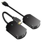 HDMI 無線 ワイヤレスHDMI 送受信機セット 無線化 HDMI ワイヤレス 50M安定転送距離 2.4G/5G高速転送 ミラーモード 拡張モード