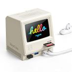 RayCue ドッキングステーション Retro 300SE 【13 in 1】搭載ディスプレイ/デジタル時計/フォトフレーム、4K@60Hz HDM