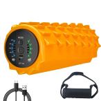 COOBST 振動フォームローラー 電動フォームローラー 5段階強度切替 充電式 バッテリー内蔵 高耐久 EVA ソリッドコア フィットネス ヨガ ス