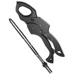 Pullther захват для рыбы рыбалка не ржавеет рыба .. контейнер супер-легкий водонепроницаемый высота выдерживаемая нагрузка 45kg с одной стороны функционирование синий предмет для для крупных предметов высокая интенсивность трос имеется 