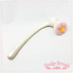 熊野筆 ボディブラシ　スキンケア　美肌　人気　カワイイ　【パールホワイト】　