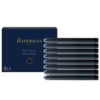 WATERMAN（ウォーターマン）万年筆用カートリッジインク（8本入） ブラック