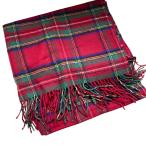 RALPH LAUREN ラルフローレン 大判 マフラー ストール ブランケット ひざ掛け チェック柄【中古品】A2789RK