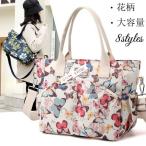 バッグ総柄花柄トートバッグレディー...