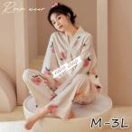ルームウエア 上下セット 部屋着 春 長袖 かわいい 秋 着心地よい パジャマ オシャレ 可愛い 上下セット レディース 女性 ゆったり 寝巻き 大きいサイズ