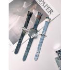 apple watch series 10 バンド apple watch バンド レディース Apple watch series10 9 8 7 6 5 4 3 2 1 se ベルトアップルウォッチバンド ベルト デニム おしゃ