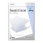【6袋】ユニ・チャーム 超快適マスク SMART COLOR Pearl White スマートカラー パールホワイト ふつうサイズ 7枚入