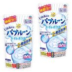 【2個】アース製薬 らくハピ いれるだけ バブルーン トイレボウル 180g
