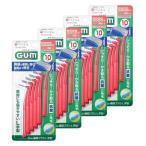 【4個計40本】サンスター GUM ガム 歯間ブラシ L字型 SSSSサイズ 10本入 最細タイプ