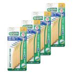 【4個計40本】サンスター GUM ガム 歯間ブラシ L字型 Sサイズ 10本入 細いタイプ