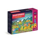 Magformers Village 110 Pieces Rainbow Colors, Educational Magnetic Geometri送料無料