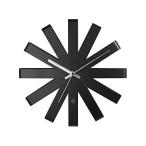 umbra RIBBON WALL CLOCK(リボン ウォールクロック) ブラック 2118070-040