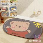60*90CM 珪藻土バスマット 珪藻土マット 可愛い 風呂 バスマット 足ふきマット 速乾 珪藻土 キッチンマット 滑り止め 浴室 洗面所 速乾 抗菌 脱衣所 吸水マット