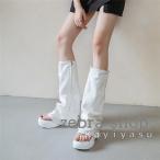 ブーツサンダル 厚底 レディース トングサンダル サマーブーツ 夏 靴 おしゃれ ロングブーツ 美脚 歩きやすい 疲れない 通勤 通学 ストリート系 個性的