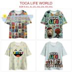 Toca Life Stories tシャツ グッズ 可愛い アニメ アニメ 多色 服 ジャージ 子供 キッズ 半袖 衣装 COS 服 プレゼント ギフト 周辺