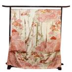 振袖 高級手描き友禅 仮絵羽 未仕立て品 正絹 京友禅 ONLY ki-064