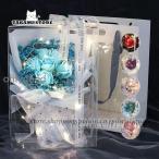 母の日 ソープフラワー 花束 プレゼント LED ライト付 ブーケ 造花 花 ボックス ギフト プレゼント 誕生日 成人式 記念日 お礼