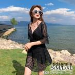 水着レディース 体型カバー ワンピース型 韓国風 みずぎ ビキニ 水着 レース 小胸バンドゥ 水着 大きいサイズ 可愛い スイムウェア ママ水着 温泉